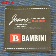 PU Label for Jeans Patch Garment