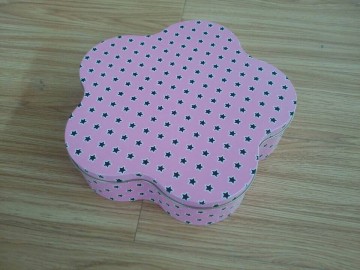 for candy flower shaped tin box