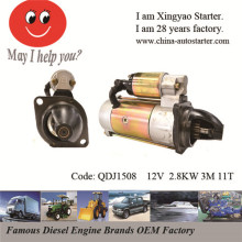 2.8kw 12V 11teeth Pinion Gear-Reduction Starter in Stock (QDJ1508)