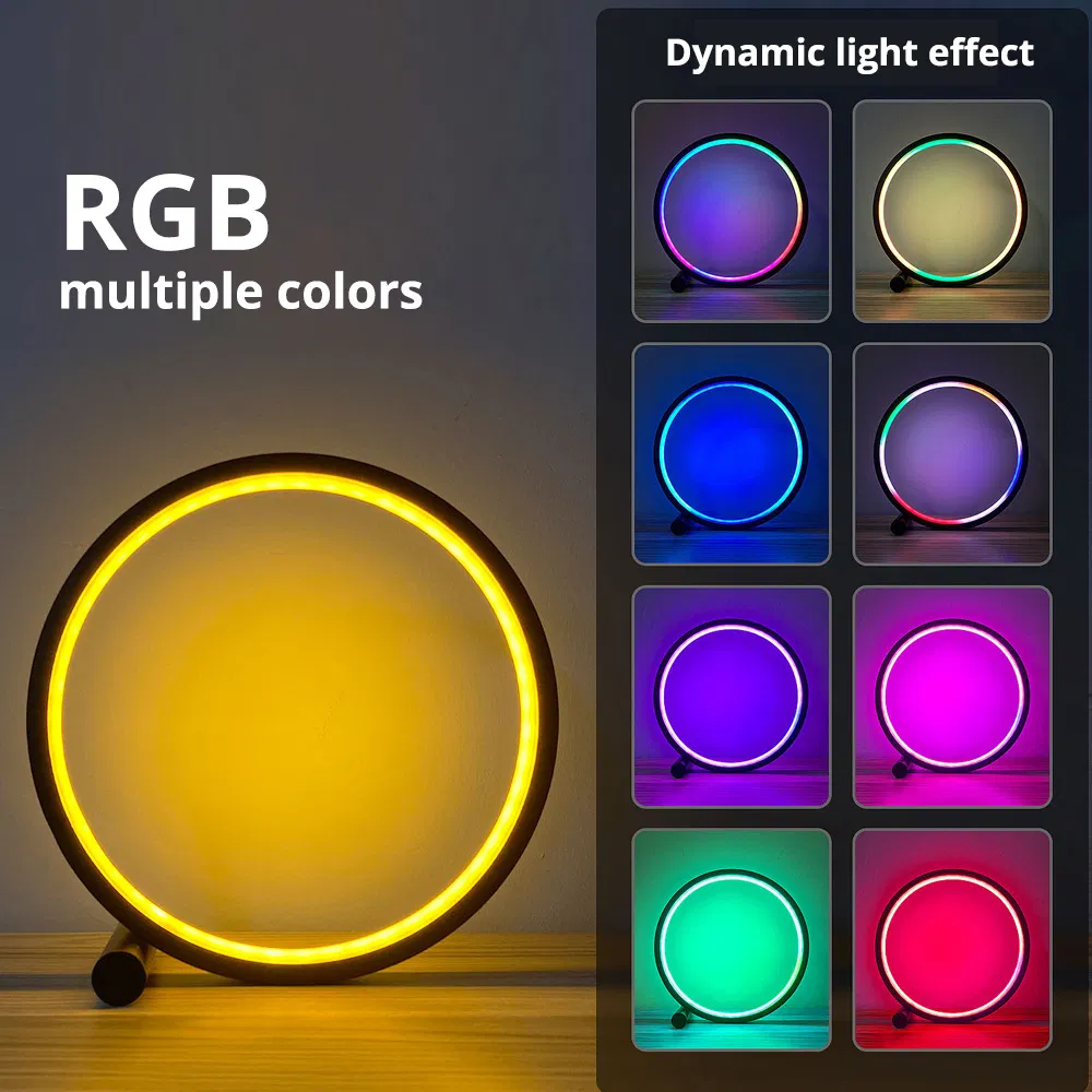 Smart RGB Desk Lamp with WiFi Control for Home Decor