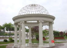 Stone luxury pavilion gazebo