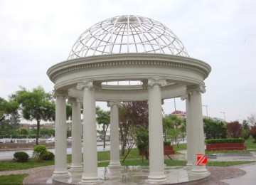 Stone luxury pavilion gazebo