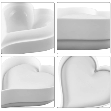 Makanan Gred 3D Heart Silicone Cake Mold