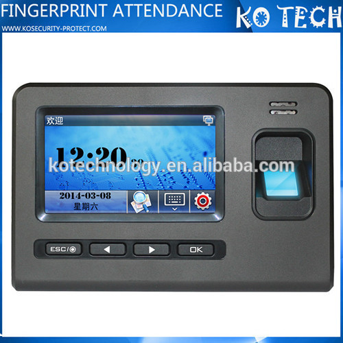 BIOPAD600 Touch Screen Self-service Attendance Machine USB Download Data