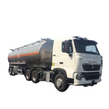 2 axle small 35000liters aluminum alloy diesel fuel tank trailer for Equatorial Guinea
