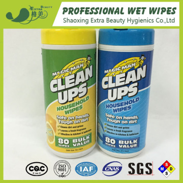 nonwoven wipes canister glass wet wipes