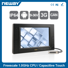 7 inch industrial IP64 GPS 3G WINCE Linux LAN panel pc rugged tablet Android