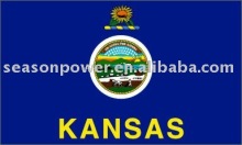 New 3x5 Kansas American state polyester flags