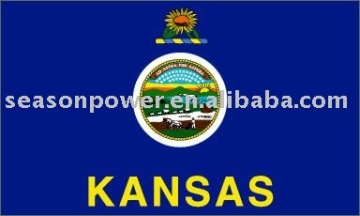 New 3x5 Kansas American state polyester flags