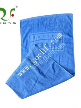 promotional yarn-dyed jacquard fitness towel solid color