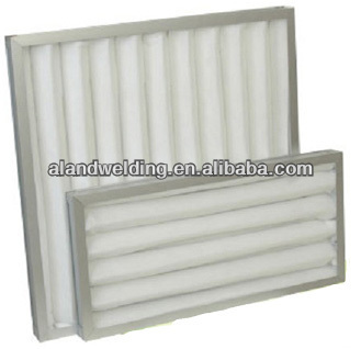 Flat panel washable air filter