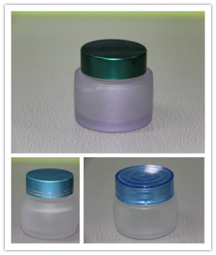 Forsted Cream Jars Glass Bottle (LD-C118/LD-C131/LD-C132)