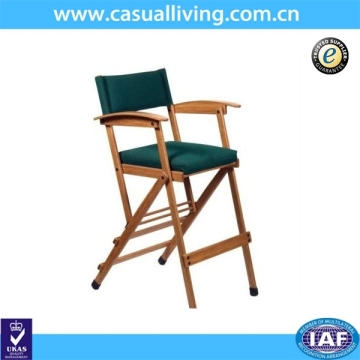 Bamboo 32-Inch Tall Elm Director Chair