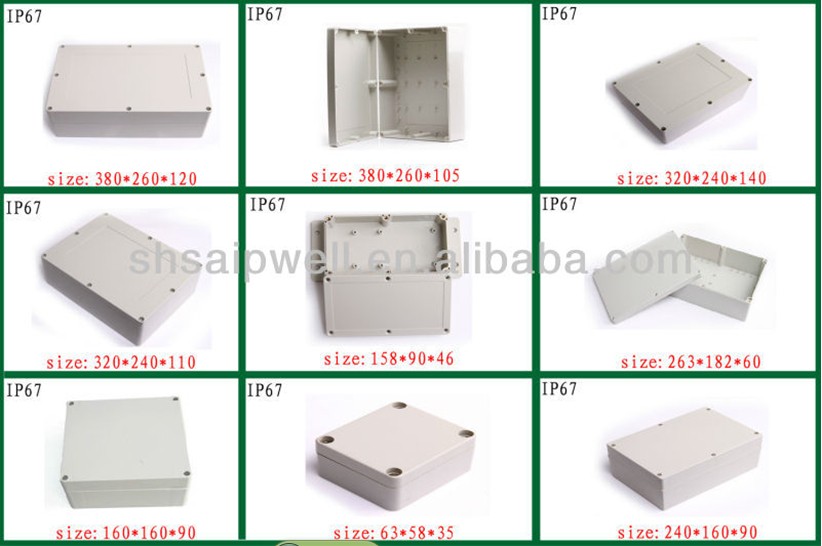 SAIPWELL Best Selling Products 100*68*40mm Electrical Waterproof Plastic Junction Box
