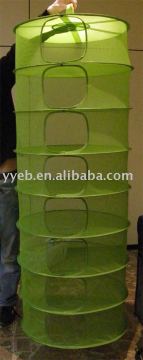 8 Tier Round Mesh Drying Rack for Herbs