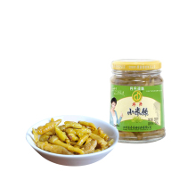 Sichuan Spicy Favor Pickle Green Chilli In Glass Jar For Dish 280G