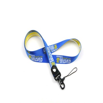 Goedkope mooie polyester lanyards voor sleutels