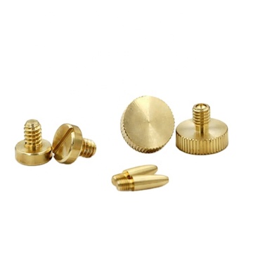 M6 Brass Thumb Screw - Knurled Brass Screw