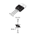 TO-220 BTA312-600B 600V TRIACS GATE SENSÍVEL