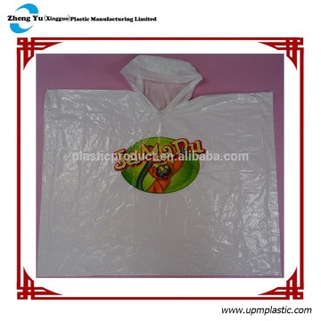 883C Disposable Virgin PE Children Plastic Raincoats