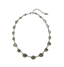 Inlay rhinestone silver necklace 2012 faux bijoux
