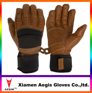 brown leather ski gloves,mens brown leather gloves,warm winter ski gloves