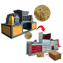 Fodder Hay Straw Shredder and Packing Machine