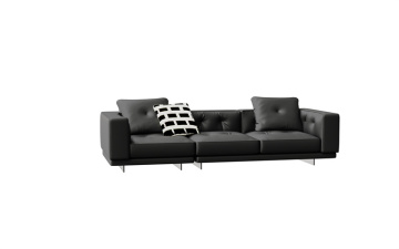 Black Timber Sofa