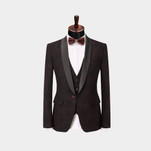 Factory direct sales hand made mens designer tailor made suit wedding suits 3 piece suit