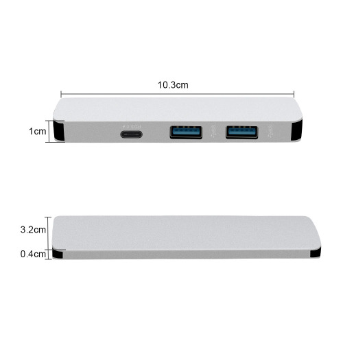 TYPE C naar HDMI / USB3.0 / PD-poortlader