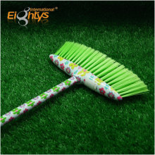 flower broom plastic broom Printed broom handle