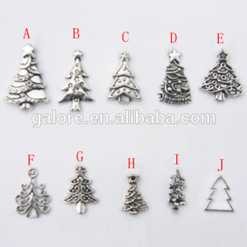 high quality wholesale 2014 autique silver christmas floating charms