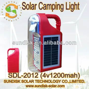 Rechargeable Portable Solar LED Camping Lantern