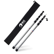 Lightweight Telescoping Aluminum Poles for Tent Fly and Tarps - Adjustable Replacement Camping Poles