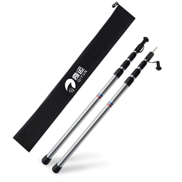 Lightweight Telescoping Aluminum Poles for Tent Fly and Tarps - Adjustable Replacement Camping Poles