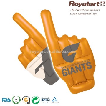 PVC inflatable cheering hand