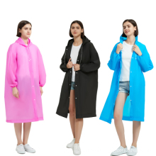 Wholesale Reusable Raincoats: Waterproof Portable Peva PVC EVA Raincoats Jackets for Adults
