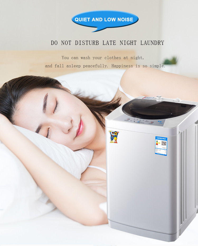 Small portable automatic washing machine for student dormitory