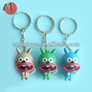 Flexible 3d models key ring chain