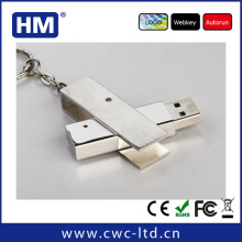 custom metal usb key chain flash drive