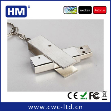 custom metal usb key chain flash drive