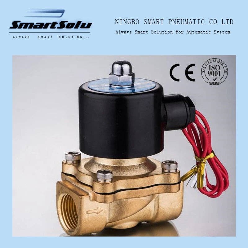 2W Normal Close Direct Acting Big Orifice Brass Material Solenoid Valves