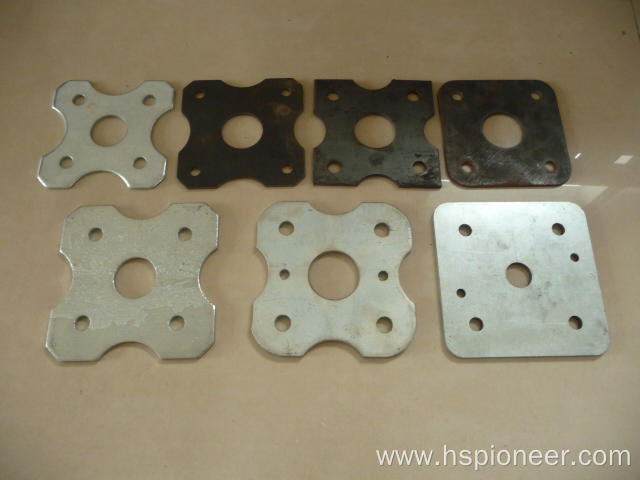 Steel Prop Plate Black