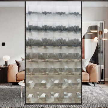 Cat's eye pattern static window sticker