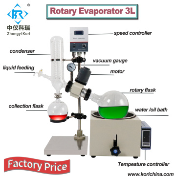 Evaporador de rotacion quimica rotavapor