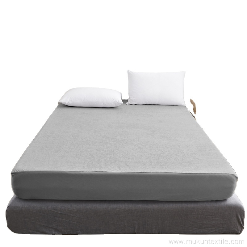 Custom 100% microfiber polyester mattress protector queen