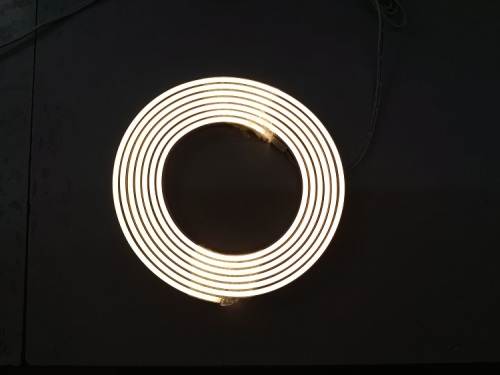 Pin style free cutting free bending super slim 4mm led neon flex strip light for cabinet illumination