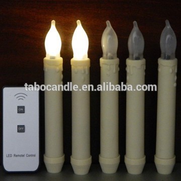 remote controlled taper candle/ LED Taper Candle with Timer