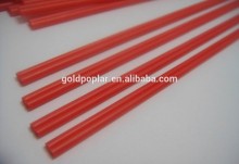 disposable plastic red color coffee sip stirrers