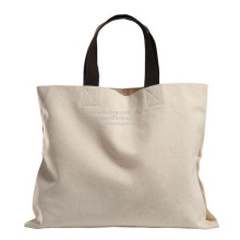 white canvas tote bag